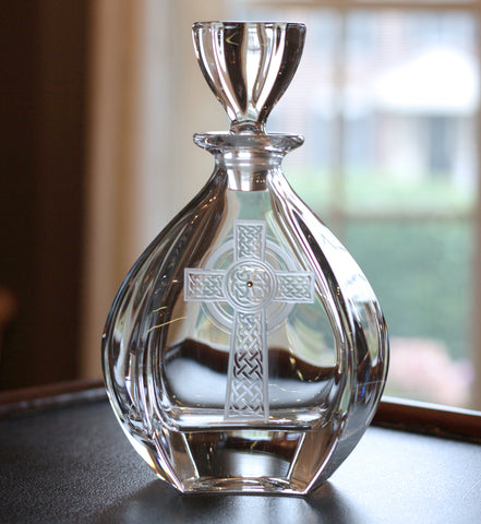 Traditional Irish Cross Grace Decanter