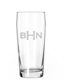 Classic Block Monogram Glassware