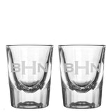 Classic Block Monogram Glassware