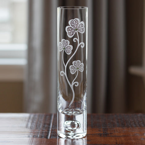 Sprig of Shamrocks Bud Vase