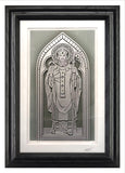 Saint Patrick— Framed Hand-Carved Fine Art Glass