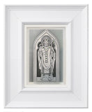 Saint Patrick— Framed Hand-Carved Fine Art Glass