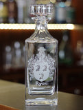 Family Crest Square Decanter