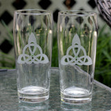 Trinity Knot Pint Glasses