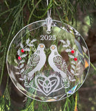 Two Turtle Doves Ornament