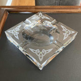 Trinity Knot Crystal Cigar Tray
