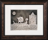 Viking Ship: The Arrival — Framed 16 x 20