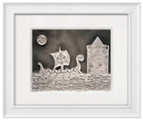 Viking Ship: The Arrival — Framed 16 x 20