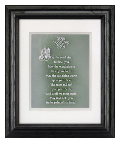 Irish Blessing — Framed Hand-Carved Fine Art Glass