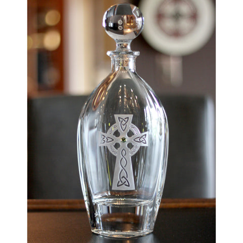 Celtic Cross Chieftain Decanter