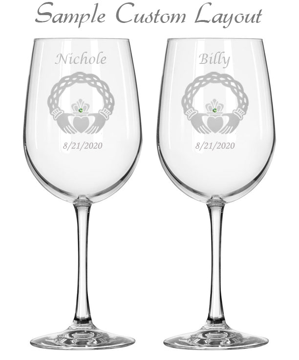 Customized Wine Glasses