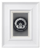 Celtic Claddagh — Framed Hand-Carved Fine Art Glass