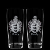 Family Crest Pint Glasses