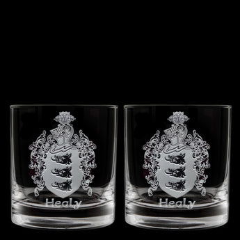 Family Crest Whiskey Glasses