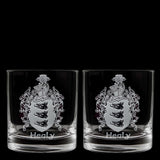 Family Crest Whiskey Glasses