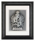 Family Crest — Framed Hand-Carved Fine Art Glass