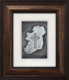 The Cross Over Ireland — Framed Hand-Carved Fine Art Glass