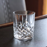 Diamond Pattern Crystal Whiskey Glasses