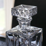 Diamond Pattern Crystal Whiskey Decanter