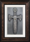 Celtic Dagger — Framed 11 x 17