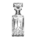Diamond Pattern Crystal Whiskey Decanter