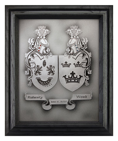Wedding Crest — Framed 11 x 14