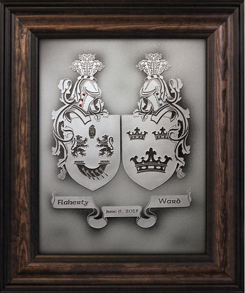 Wedding Crest — Framed 11 x 14