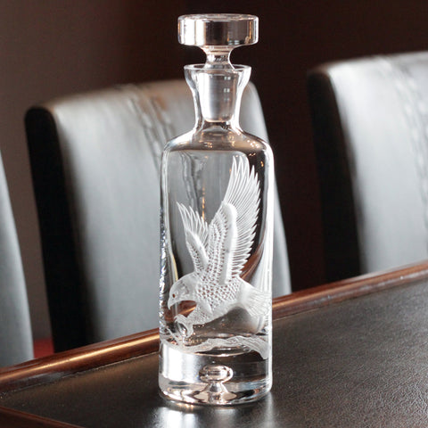 Soaring Eagle Cylinder Decanter