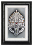 Viking Helmet — Framed 11 x 17
