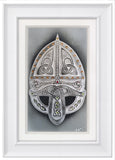 Viking Helmet — Framed 11 x 17