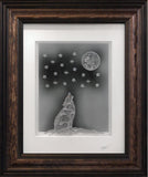 Howling Wolf — Framed 11 x 14