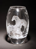 Stallion Reflections Elliptical Vase