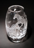Stallion Reflections Elliptical Vase