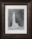 The Fastnet Lighthouse — Framed 11 x 14