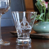 Trinity Knot Modern Cocktail Glasses