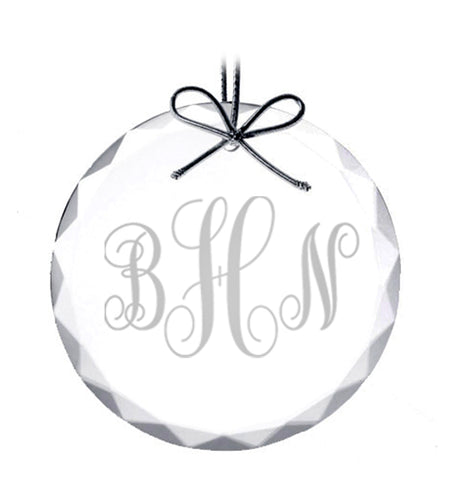 Monogrammed Ornament