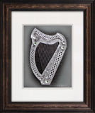 The Harp — Framed Hand-Carved Fine Art Glass