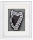 The Harp — Framed Hand-Carved Fine Art Glass