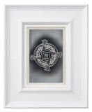 St. Brigid's Cross  — Framed Hand-Carved Fine Art Glass