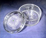 St. Brigid's Cross Crystal Jewelry Box