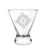 St. Brigid's Cross Modern Cocktail Glasses