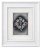 St. Brigid's Cross  — Framed Hand-Carved Fine Art Glass