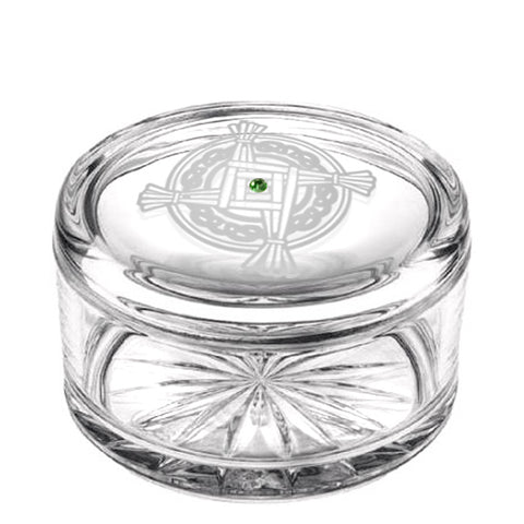 St. Brigid's Cross Crystal Jewelry Box