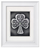 Shamrock — Framed Hand-Carved Fine Art Glass