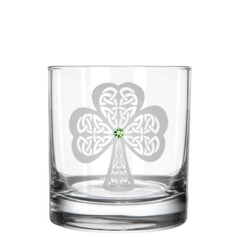 Shamrock Whiskey Glasses