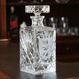 Family Crest Crystal Square Decanter