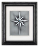 The Star of Bethlehem — Framed Hand-Carved Fine Art Glass