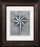 The Star of Bethlehem — Framed Hand-Carved Fine Art Glass