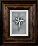 The Star of Bethlehem — Framed Hand-Carved Fine Art Glass