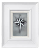 The Star of Bethlehem — Framed Hand-Carved Fine Art Glass